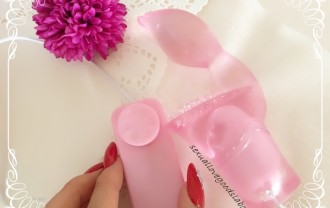 ピンクワラビークリア　フラワー04