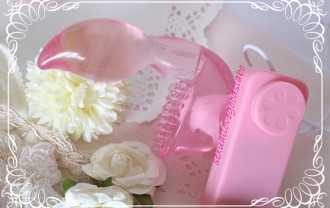 ピンクワラビークリア　フラワー01