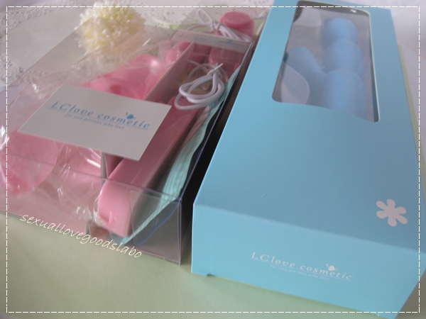 バイブとローター 外箱比較横図