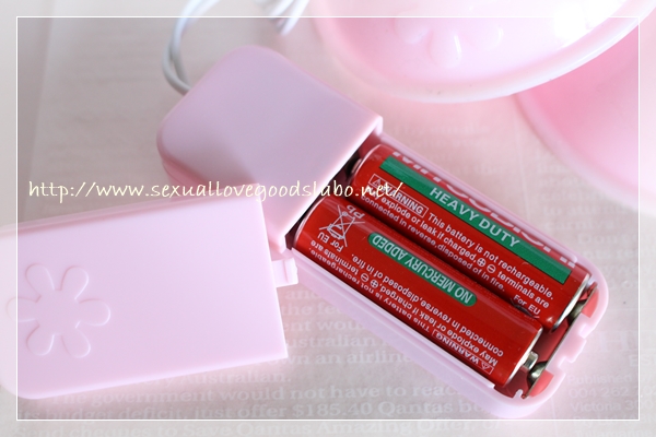 ピンクラブカップ 電池